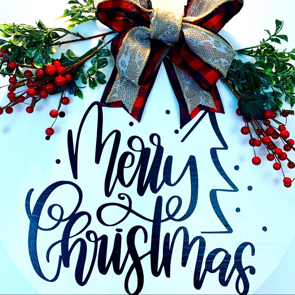 Merry Christmas Door Hanger